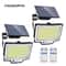 348LED Solar Outdoor Security Motion Sensor Light Waterproof Garden Garage Spotlight 15
