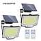 348LED Solar Outdoor Security Motion Sensor Light Waterproof Garden Garage Spotlight 15