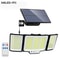 348LED Solar Outdoor Security Motion Sensor Light Waterproof Garden Garage Spotlight 7
