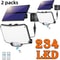 234LED Solar Motion Sensor Outdoor Flood Light With Remote Waterproof Wall Lamp 8