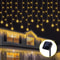 96LED Solar Ice Crystal String Lights Outdoor Fairy Lights For Garden Wedding Party 6