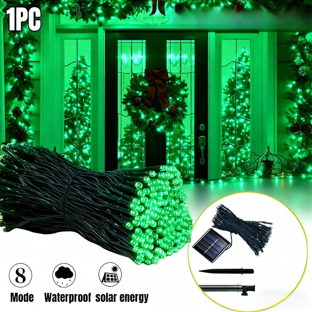 Solar LED Starry Sky String Lights With 8 Lighting Modes For Outdoor Garden Yard Party 8