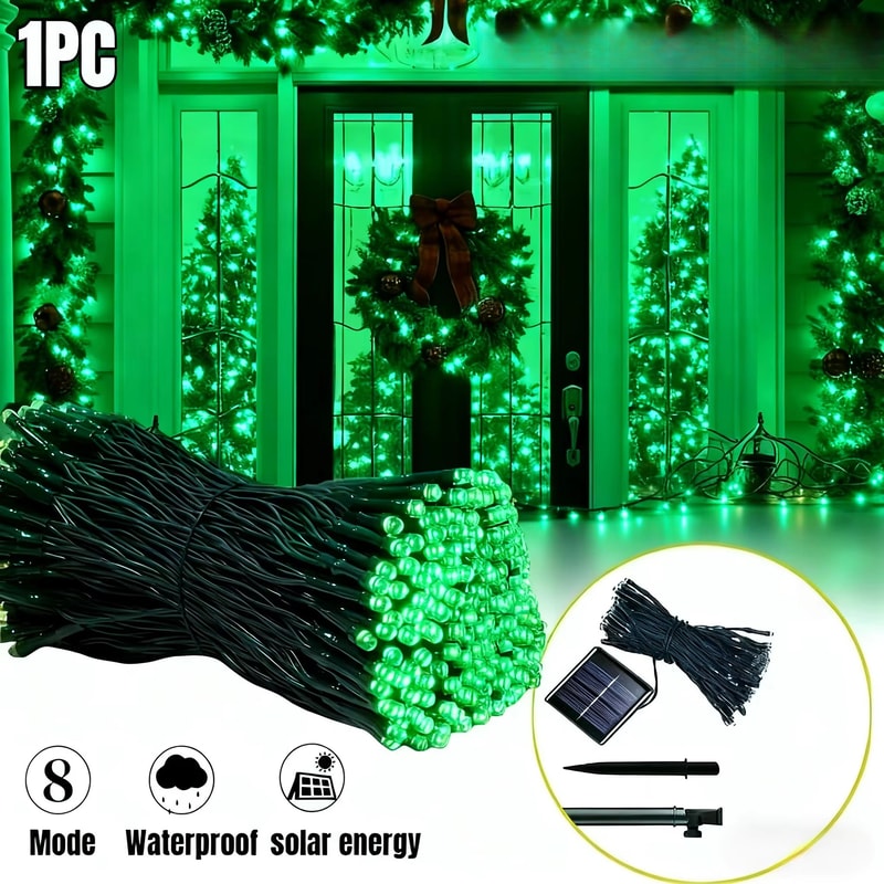 Solar LED Starry Sky String Lights With 8 Lighting Modes For Outdoor Garden Yard Party 8