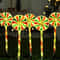 Christmas Solar Candy Cane Pathway Lights 5Pack Outdoor Holiday Lawn Decorations 4