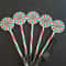 Christmas Solar Candy Cane Pathway Lights 5Pack Outdoor Holiday Lawn Decorations 5