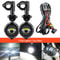 40W LED Motorcycle Auxiliary Spot Driving Fog Lights 6000K Universal For R1200GS F800GS K1600 10