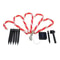 5Pack Solar Christmas Candy Cane Pathway Lights Outdoor Waterproof Holiday Lawn Decorations 6