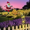 Solar Santa Claus Kettle Lawn Lights Outdoor Christmas Yard Decor Waterproof Night Lamp 7