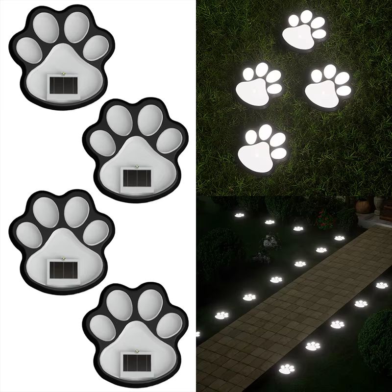 4Pack Solar Dog Claw Outdoor LED Lawn Lights Waterproof Garden Patio Landscape Decor 6