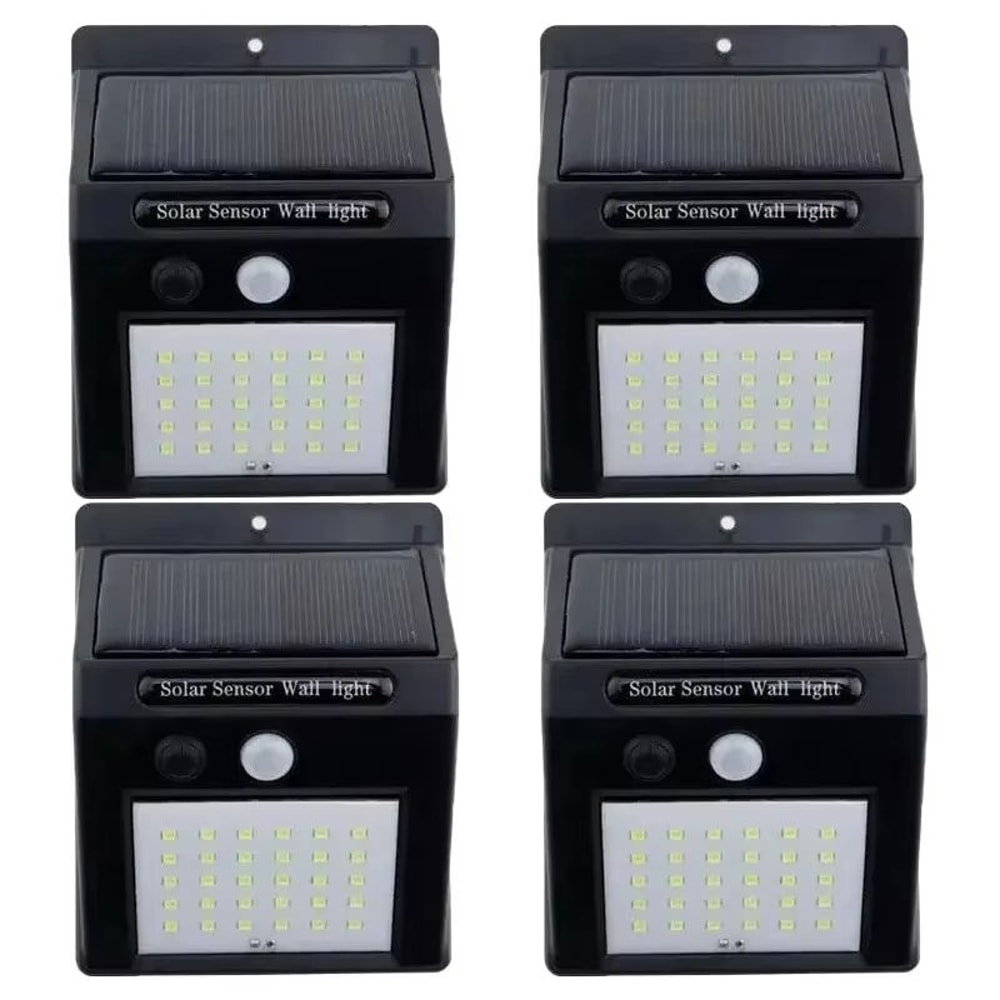 30 LED Solar Motion Sensor Wall Light IP65 Waterproof Outdoor Security LED Lamp 8
