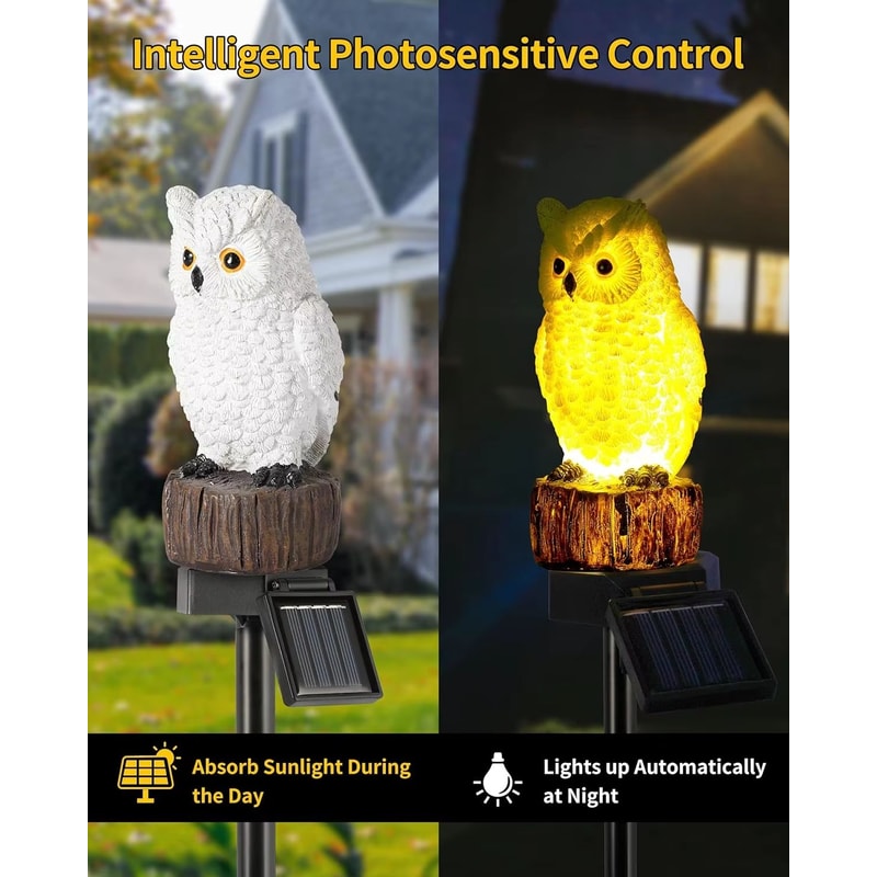 Solar Decorative Animal Garden Lights Waterproof Outdoor Figurine Lawn Lights 3