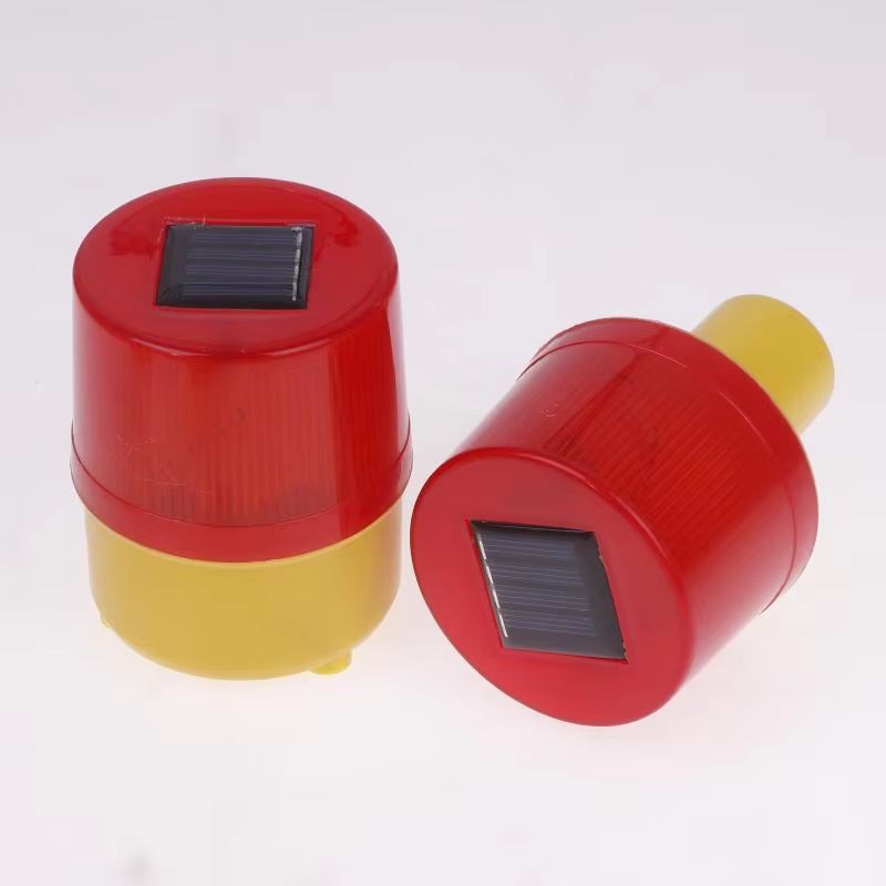 Solar LED Traffic Warning And Crane Safety Beacon Light With Emergency Flashing Lamp 3