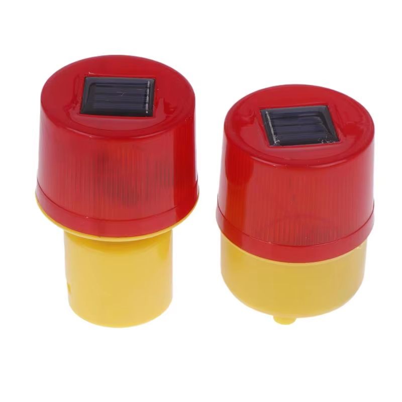 Solar LED Traffic Warning And Crane Safety Beacon Light With Emergency Flashing Lamp 5