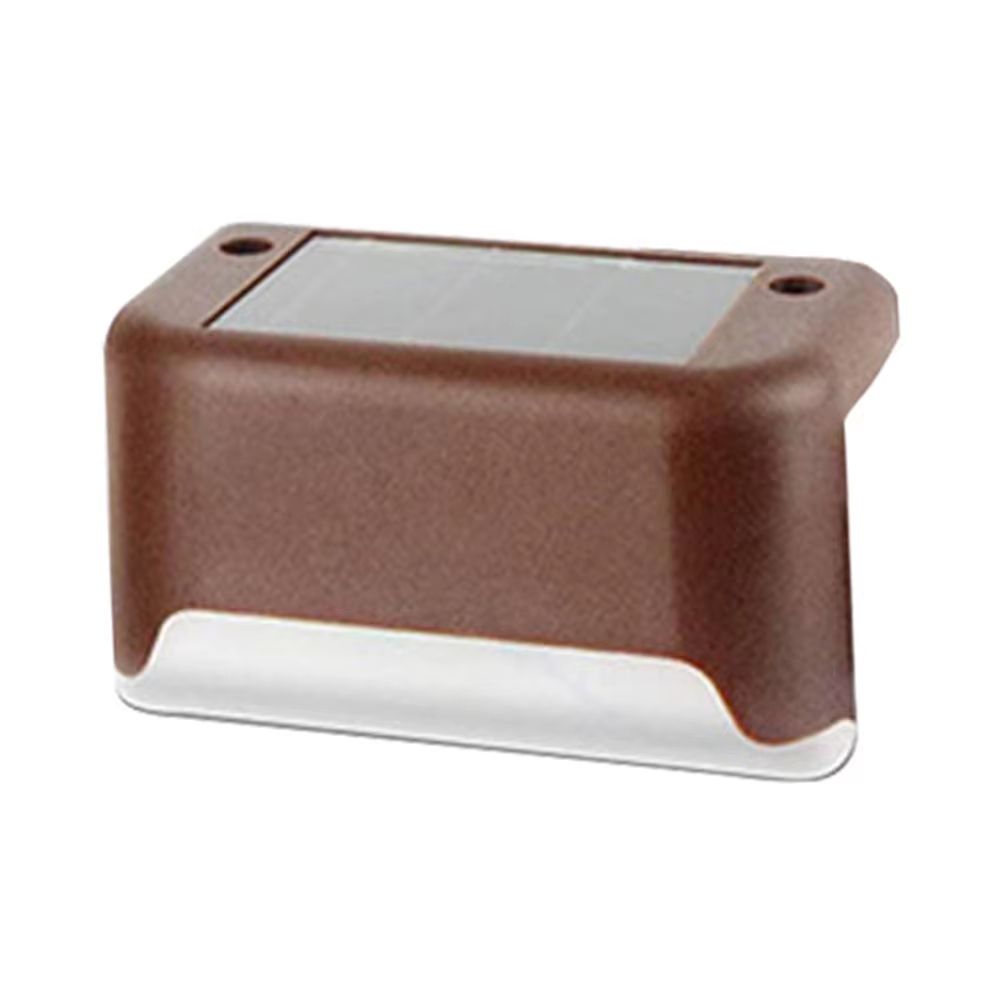 Solar Warm White Super Bright Outdoor Step And Fence LED Lights IP65 Waterproof Garden Patio Wall L 9