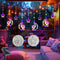Solar 3M 120LED Star Moon Curtain String Lights Outdoor Decorative LED Fairy Lights For Garden Pati 2