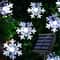 Solar LED Snowflake Fairy String Lights Outdoor 8Mode Waterproof Garden Patio Christmas Tree Party 4