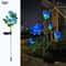 Solar 5Head Rose Flower LED Outdoor Landscape Light Waterproof Garden Lawn Yard Path Decorative Lam 10