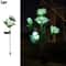 Solar 5Head Rose Flower LED Outdoor Landscape Light Waterproof Garden Lawn Yard Path Decorative Lam 6