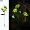 Solar 5Head Rose Flower LED Outdoor Landscape Light Waterproof Garden Lawn Yard Path Decorative Lam 8