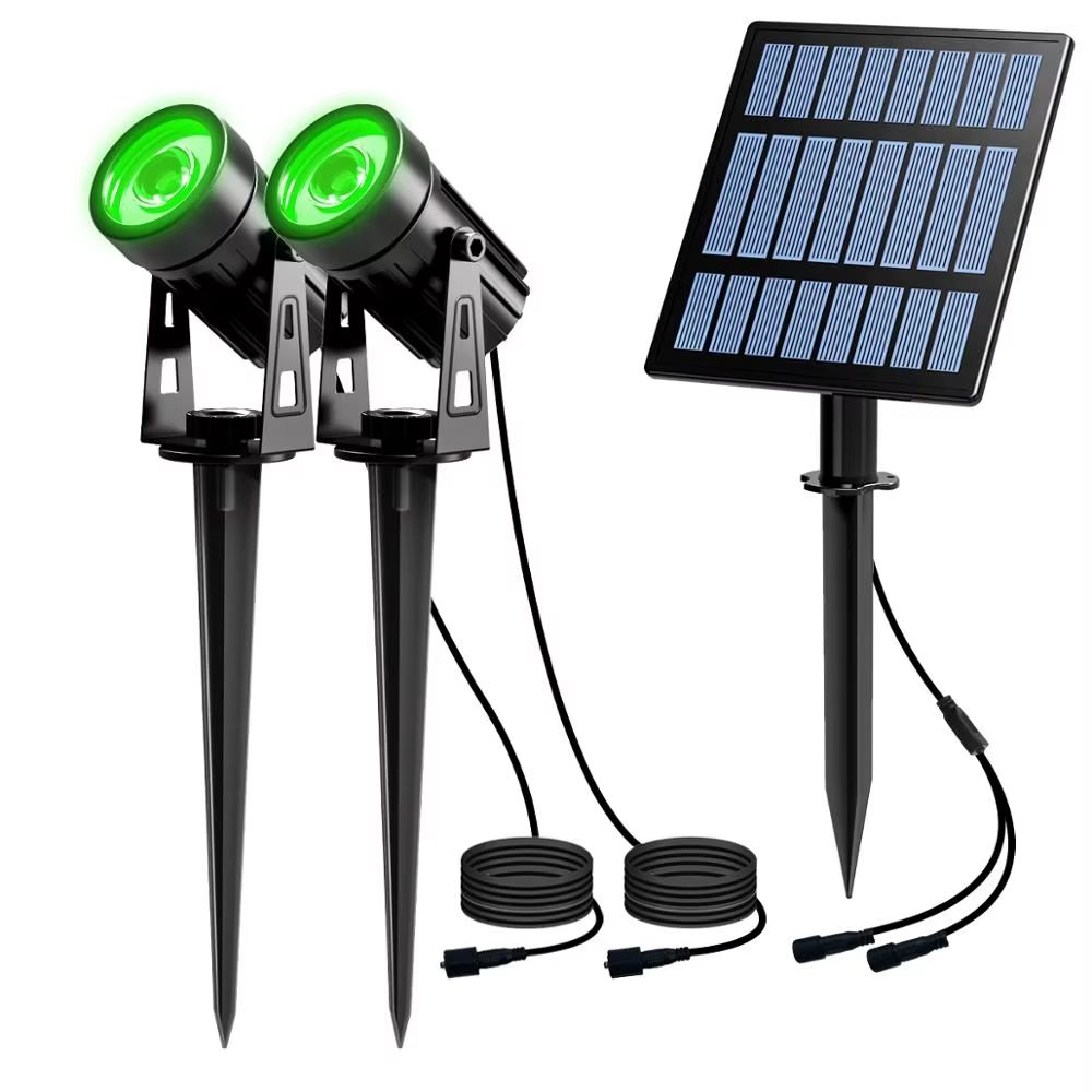 Solar Powered IP65 Outdoor LED Spotlight Waterproof Landscape Yard Garden Tree Lamp 8