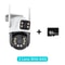 ThreeLens PTZ Outdoor WiFi IP Security Camera 6K4K AutoTracking Wireless CCTV With TripleScreen Mon 11