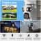 ThreeLens PTZ Outdoor WiFi IP Security Camera 6K4K AutoTracking Wireless CCTV With TripleScreen Mon 1