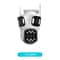 ThreeLens PTZ Outdoor WiFi IP Security Camera 6K4K AutoTracking Wireless CCTV With TripleScreen Mon 7