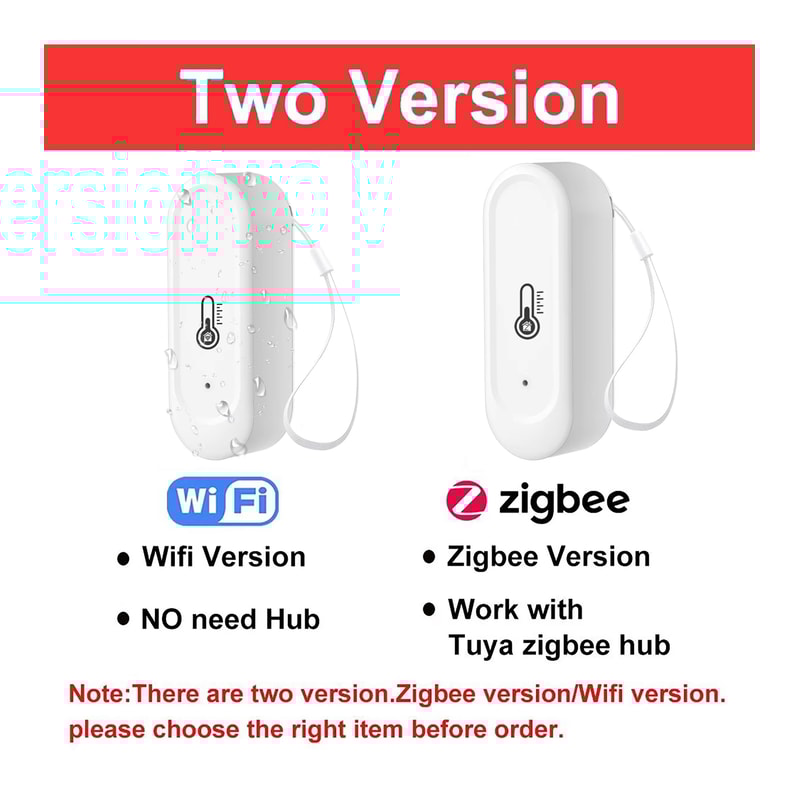 Smart Outdoor Temperature And Humidity Sensor With WiFi Zigbee And App Control 1
