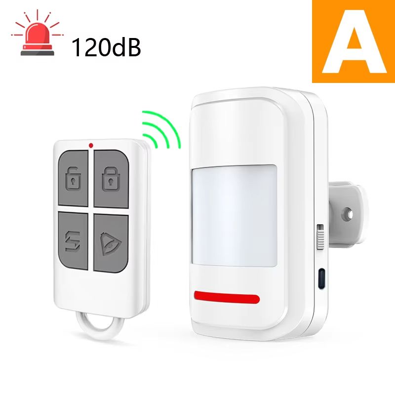 HighSensitivity PIR Motion Sensor Alarm With 120dB Siren And Remote Control 6