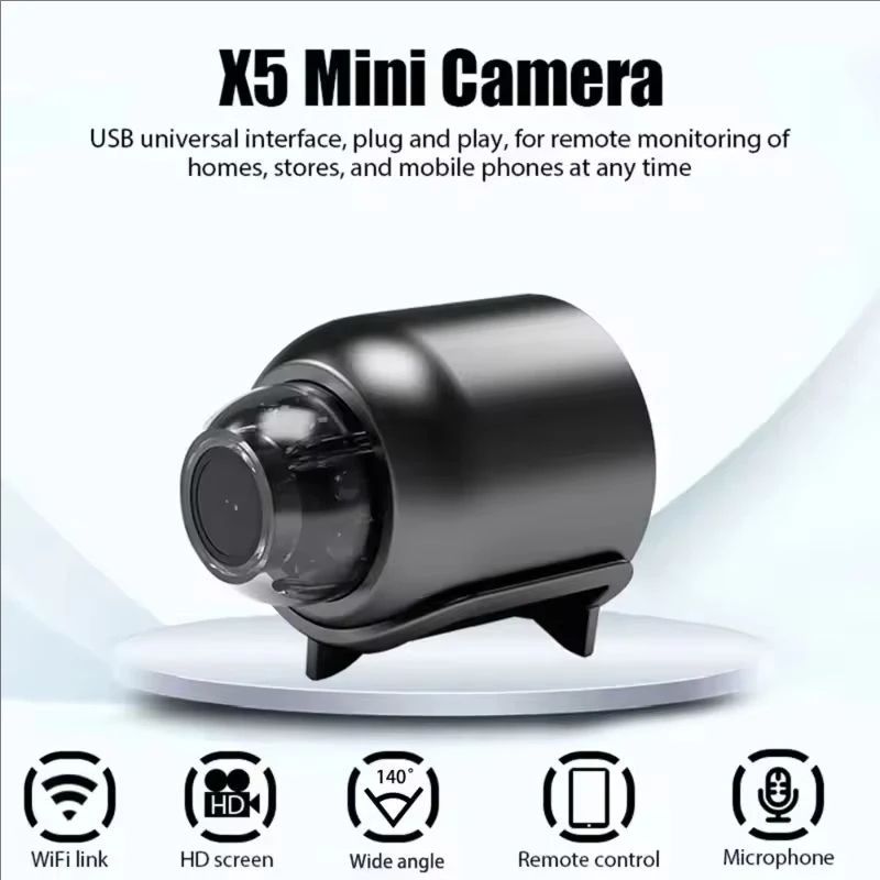 Wireless 1080P HD Mini WiFi Indoor Security Camera With Night Vision 1