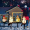 Solar Snowman Outdoor Garden Light Decorative Lawn Landscape Christmas Solar Lamp 3