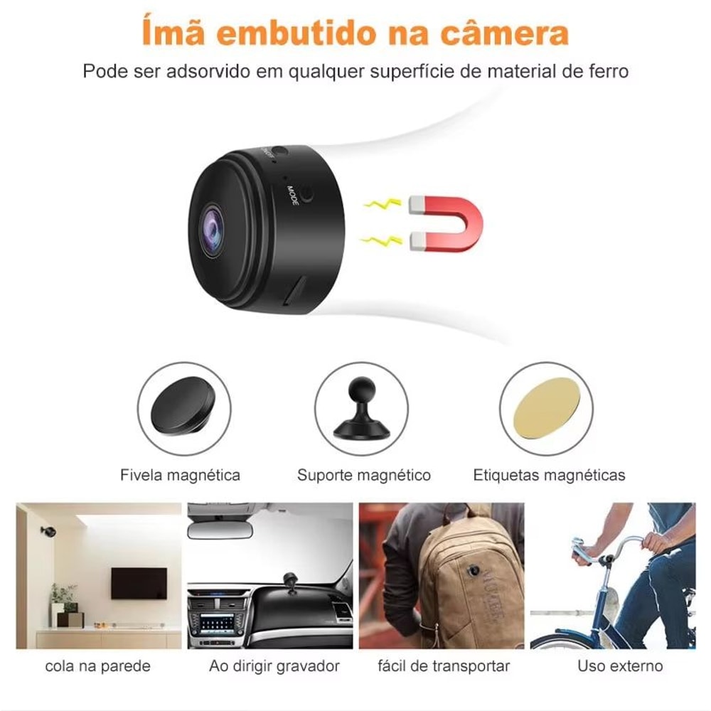 A9 Mini 1080P WiFi Wireless Indoor Security Camera With Night Vision 2