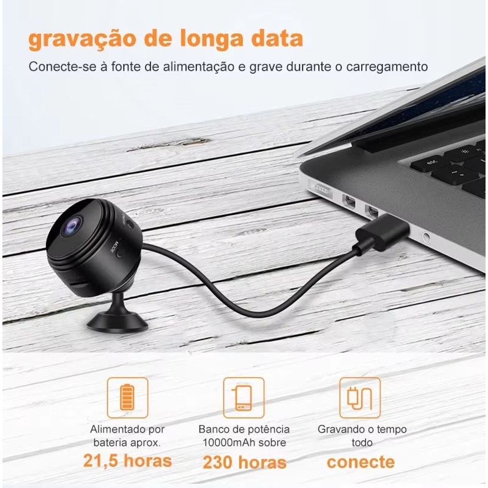 A9 Mini 1080P WiFi Wireless Indoor Security Camera With Night Vision 3