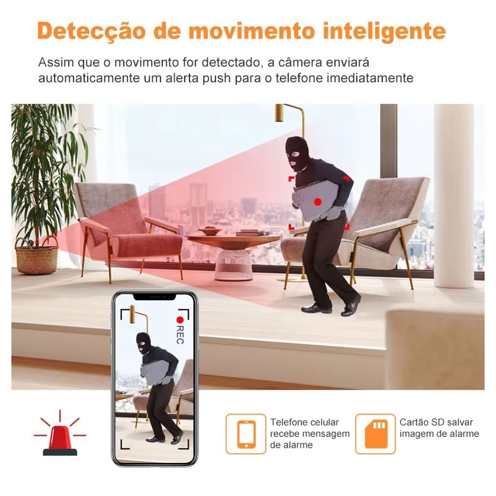 A9 Mini 1080P WiFi Wireless Indoor Security Camera With Night Vision 5