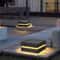 Solar IP65 Outdoor LED Square Garden Lamp For Fence Pillar Door Post 0