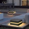 Solar IP65 Outdoor LED Square Garden Lamp For Fence Pillar Door Post 0
