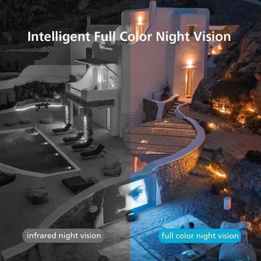 8MP 4K Outdoor WiFi PTZ Security Camera With AI Auto Tracking And Color Night Vision 4