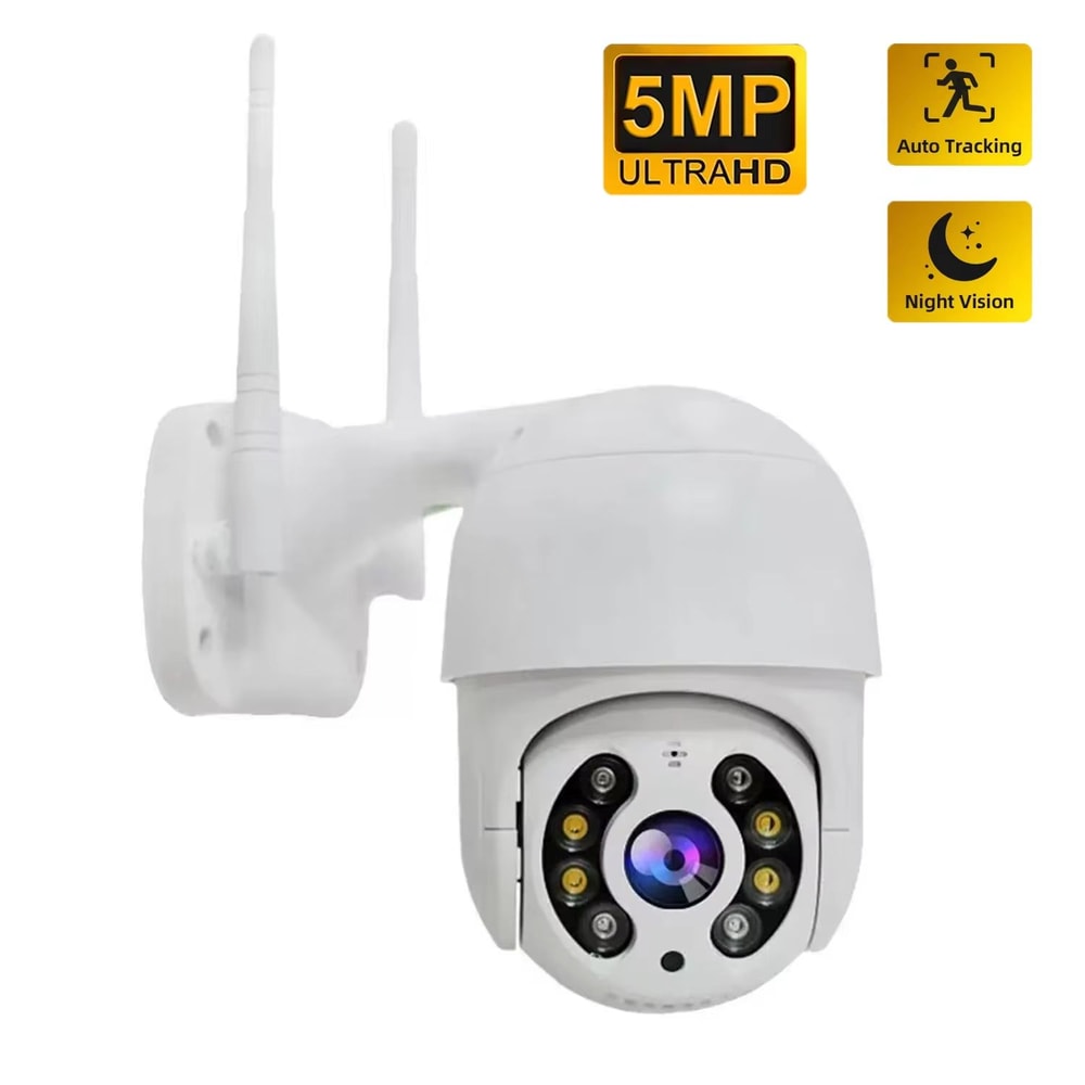 8MP 4K Outdoor WiFi PTZ Security Camera With AI Auto Tracking And Color Night Vision 6