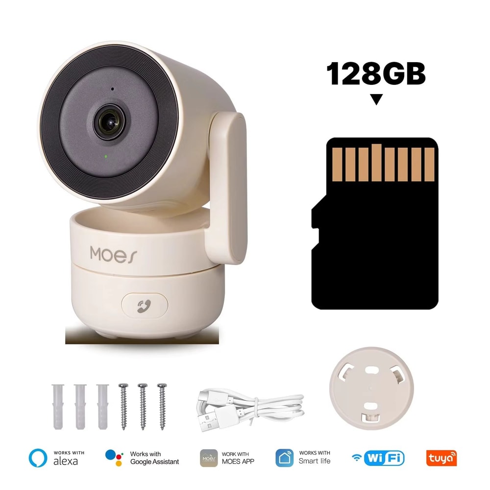 MOESTuya 4MP WiFi Indoor PanTilt Smart Security Camera With Night Vision 9