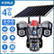 KERUI 6MP Solar WiFi 4G PTZ Outdoor Security Camera With Triple Lens And BuiltIn Battery 0
