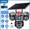 KERUI 6MP Solar WiFi 4G PTZ Outdoor Security Camera With Triple Lens And BuiltIn Battery 7