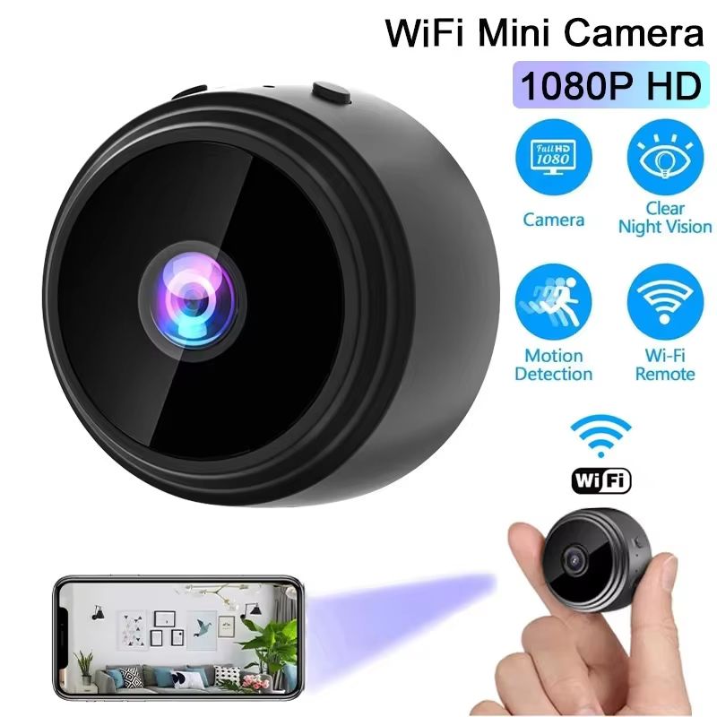 A9 1080P WiFi Mini Wireless Security Camera With Night Vision And Remote Monitoring 0