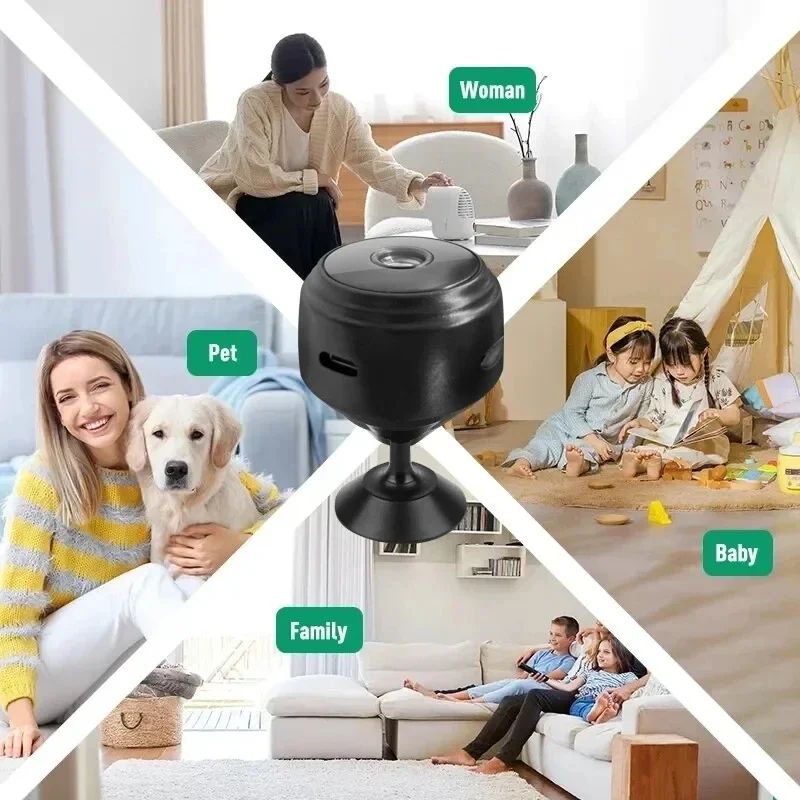 A9 1080P WiFi Mini Wireless Security Camera With Night Vision And Motion Alerts 1