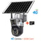 4GWiFi Solar 8MP 4K Dual Lens Outdoor Security Camera With PIR Night Vision And Long Battery Life 12