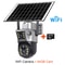 4GWiFi Solar 8MP 4K Dual Lens Outdoor Security Camera With PIR Night Vision And Long Battery Life 8