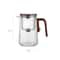 Magnetic Tea Separation Glass Teapot With One Click Water Control And Wooden Handle 8