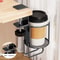 2 In 1 Desk Cup Holder With 360 Rotating Headphone Hook Anti Spill Clamp Stand 0