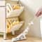 Foldable WallMounted Shoe Rack Hidden Storage Organizer For Space Saving Homes 3