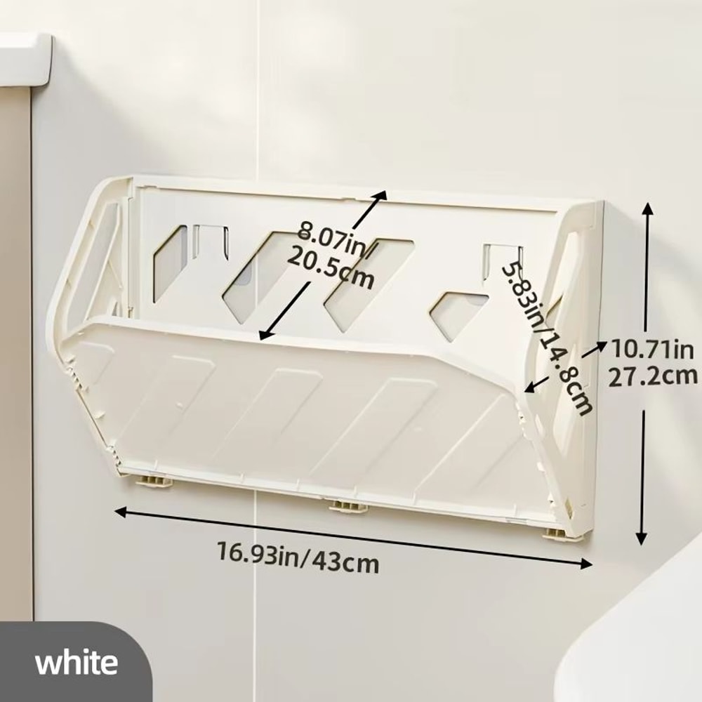 Foldable WallMounted Shoe Rack Hidden Storage Organizer For Space Saving Homes 6
