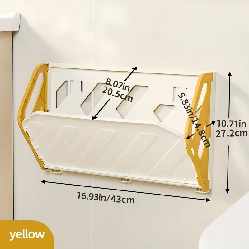 Foldable WallMounted Shoe Rack Hidden Storage Organizer For Space Saving Homes 9